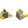 LEGO bronzer Forest Police Minifig Torse avec Talkie walkie (973 / 76382)