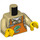 LEGO Tan Grocer Minifig Torso (973 / 76382)