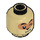 LEGO Tan Head with Monkey King Decoration (Recessed Solid Stud) (3626 / 67742)