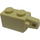 LEGO Tan Hinge Brick 1 x 2 Locking with Single Finger (Vertical) On End (30364 / 51478)