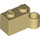 LEGO Tan Hinge Brick 1 x 4 Base (3831)