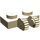 LEGO bronzer Charnière assiette 1 x 2 Verrouillage avec Dual Les doigts (50340 / 60471)