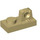 LEGO Tan Hinge Plate 1 x 2 Locking with Single Finger On Top (30383 / 53922)