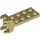 LEGO Tan Hinge Plate 2 x 4 with Articulated Joint - Female (3640)