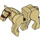 LEGO Zandbruin Paard met Brown Bridle (10509)