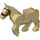 LEGO Beige Pferd mit Brown Bridle (10509)