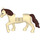 LEGO Tan Horse with Brown Hair (106099)
