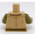 LEGO Beige Hrchek Kal Fas Minifigur Overkropp (973 / 76382)