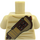 LEGO Beige Ken Wheatley Minifigure Busto (973 / 76382)