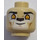 LEGO Beige Laval med Perle gull Skulder Armour, Dark Blå Kappe, og Chi Hode (Forsenket solid knott) (3626 / 12771)