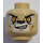 LEGO Beige Laval med Perle gull Skulder Armour, Dark Blå Kappe, og Chi Hode (Forsenket solid knott) (3626 / 12771)