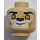LEGO Zandbruin Laval met Pearl Gold Schouder Armour, Dark Blauw Cape, en Chi Hoofd (Verzonken Solid Stud) (3626 / 12771)