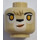 LEGO Beige Lion Tribe Lioness Warrior Minifigure Kopf (Einbau-Vollbolzen) (3626 / 19863)