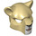 LEGO Brungul Lioness Mask med Crooked Smile (17343)