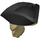 LEGO Bronzer Cheveux Longs avec Queue de cheval et Noir Tricorne Chapeau (67043 / 100927)