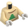 LEGO Beige Maple Minifigur Overkropp (973 / 76382)