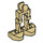 LEGO bronzer Minifig Mécanique Jambes (30376 / 49713)