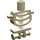 LEGO bronzer Minifig Squelette Torse (6260)
