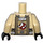 LEGO Beige Minifig Torso Ghostbusters Dr. Peter Venkman (973 / 76382)