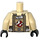 LEGO Beige Minifig Torso Ghostbusters Dr. Raymond Stantz (973 / 76382)