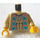 LEGO Brungul Minifigur Kropp med Indian Skjorta och Halsband (973 / 73403)