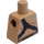 LEGO Beige Minifig Torso ohne Arme mit Lennox (973)