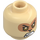 LEGO Tan Minifigure Head with Decoration (Recessed Solid Stud) (3626 / 66067)