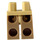 LEGO bronzer Minifigure Hanches et jambes avec Tan et Noir Fur (3815 / 97198)