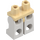 LEGO Beige Minihahmo Lonkat jossa Valkoinen Jalat (73200 / 88584)