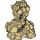 LEGO Zandbruin Minifigure Lower Lichaam Twisted Rocks over Dark Tan Kegel (28376)
