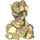 LEGO Tan Minifigure Lower Body Twisted Rocks over Dark Tan Cone (28376)