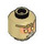 LEGO Tan Monkey King Minifigure Head (Recessed Solid Stud) (3626 / 101453)