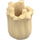 LEGO Beige Mop Pää (24085 / 76750)