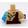 LEGO Zandbruin Mottrot Minifig Torso (973 / 16933)