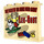 LEGO Zandbruin Paneel 1 x 4 x 3 met &#039;LEG-GODT&#039; en Meisje aan a Rocking Paard Sticker met zijsteunen, holle noppen (35323)