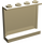 LEGO Zandbruin Paneel 1 x 4 x 3 met zijsteunen, holle noppen (35323 / 60581)