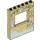 LEGO Tan Panel 1 x 6 x 6 with Window Cutout with Horse and Bubbles (1418 / 15627)