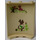 LEGO Tan Panel 4 x 4 x 6 Curved with Birds, Squirrel (Inside), Birds, Flowers, Wooden Frame (Outside) Sticker (30562)
