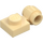 LEGO Tan Plate 1 x 1 with Clip (Thick Ring) (4081 / 41632)