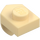 LEGO Tan Plate 1 x 1 with Downwards Tooth (15070)