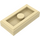 LEGO Tan Plate 1 x 2 with 1 Stud (with Groove) (3794 / 15573)