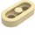 LEGO Tan Plate 1 x 2 with Rounded Ends and Open Studs (35480)