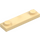 LEGO Tan Plate 1 x 4 with Two Studs without Groove (92593)