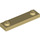 LEGO Tan Plate 1 x 4 with Two Studs without Groove (92593)