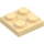 LEGO Tan Plate 2 x 2 (3022 / 94148)