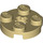 LEGO Tan Plate 2 x 2 Round with Axle Hole (with &#039;+&#039; Axle Hole) (4032)