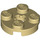 LEGO Tan Plate 2 x 2 Round with Axle Hole (with &#039;+&#039; Axle Hole) (4032)