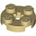 LEGO Tan Plate 2 x 2 Round with Axle Hole (with &#039;X&#039; Axle Hole) (4032)