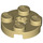 LEGO Tan Plate 2 x 2 Round with Axle Hole (with &#039;X&#039; Axle Hole) (4032)