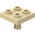 LEGO Zandbruin Plaat 2 x 2 met Onderzijde Pin (Geen gaten) (2476 / 48241)
